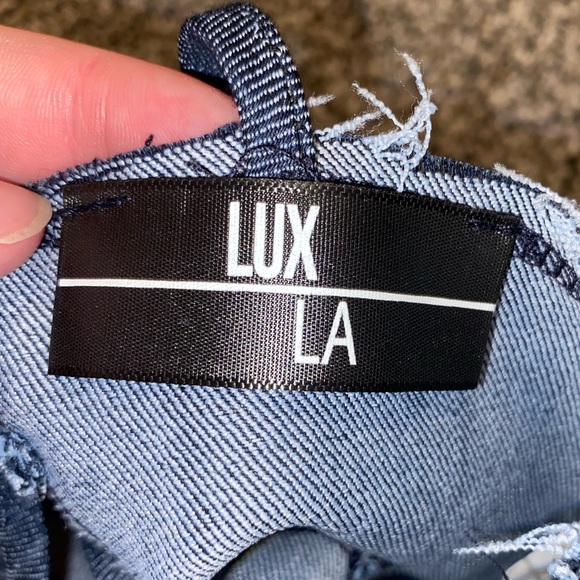 Fashion Nova Demin Top size Medium - Picture 3 of 5